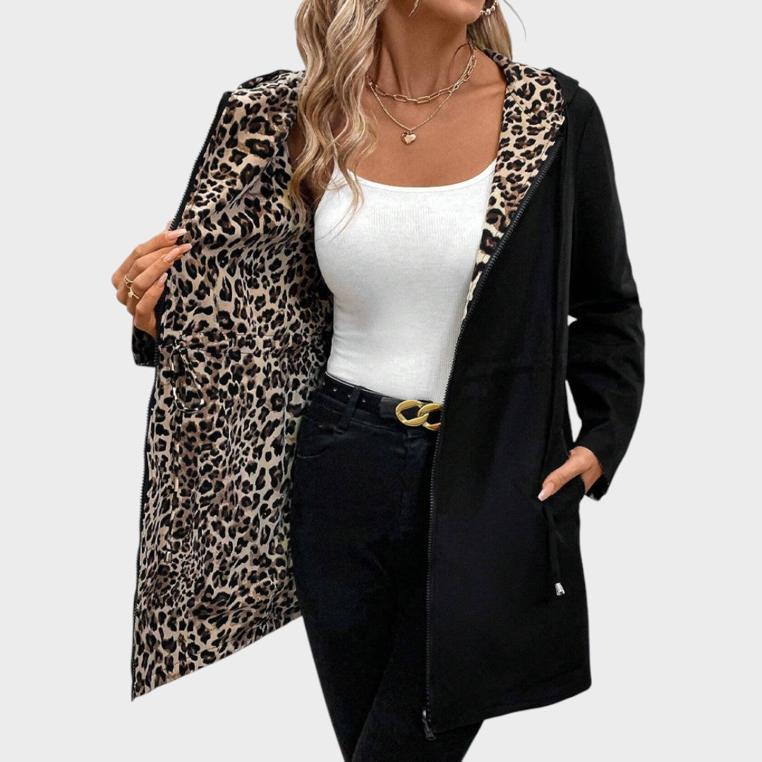 Marcelina | Abrigo Reversible con Capucha