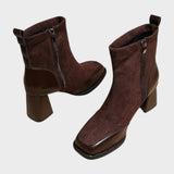 Verona | Botas de Antes con Detalles de Piel