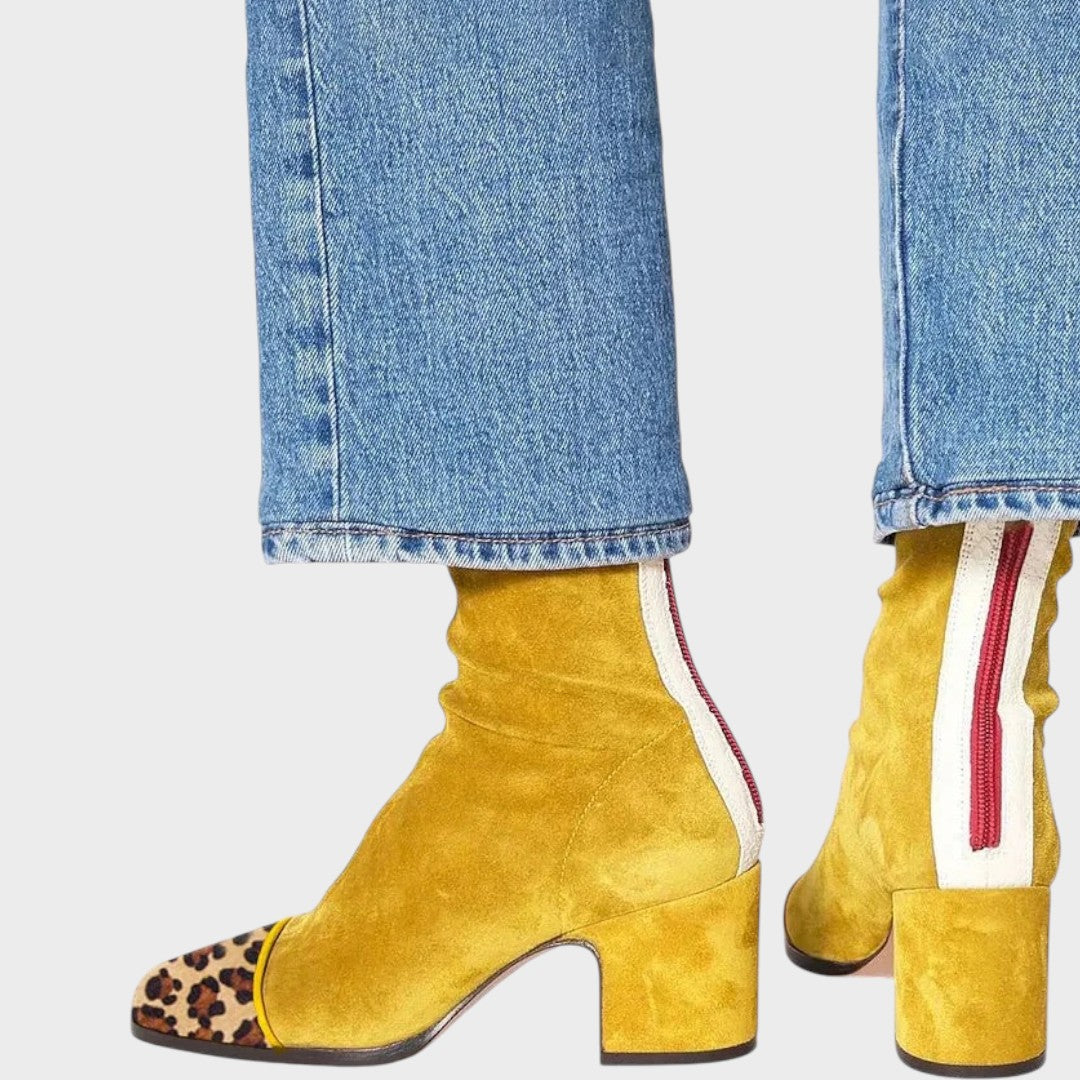 Savannah | Leopard Print Suede Boots