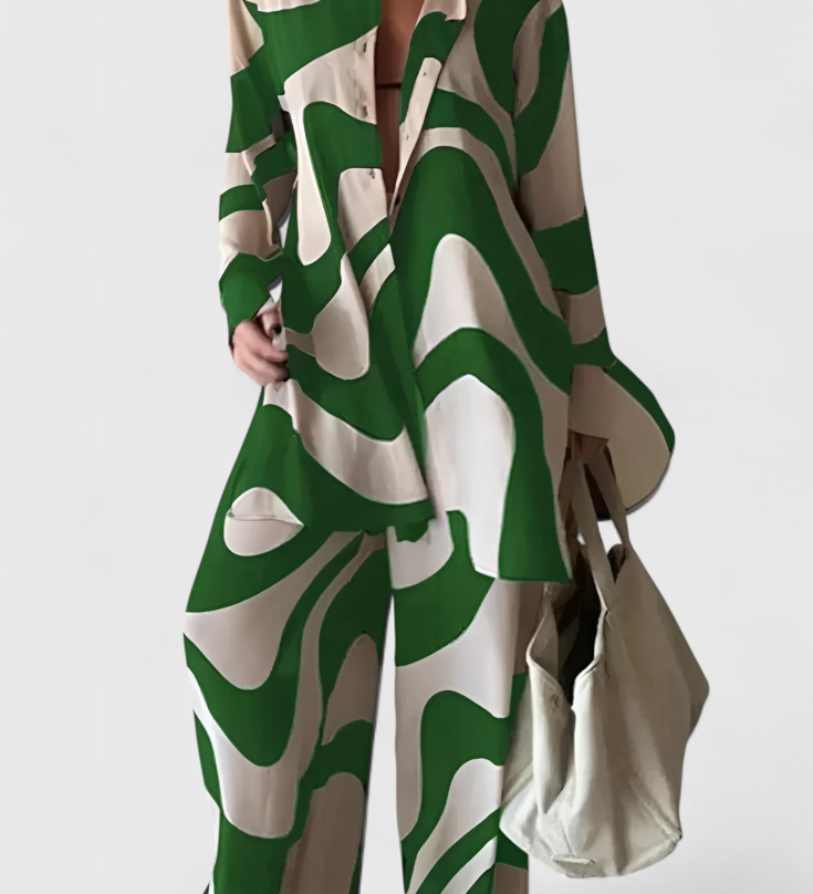 Melania Conjunto de Verano Estilo Natural