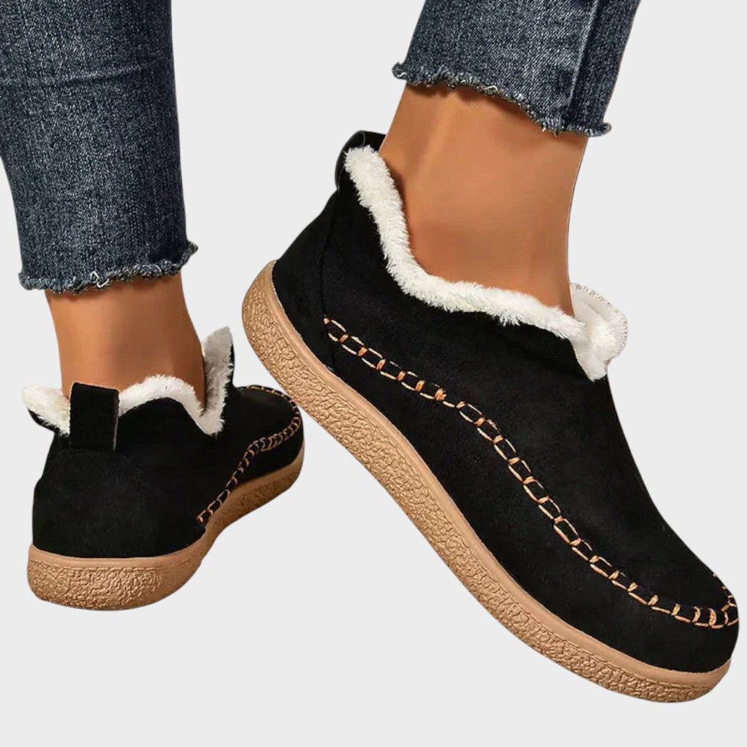 Maria | Botines ortopédicos con pelo