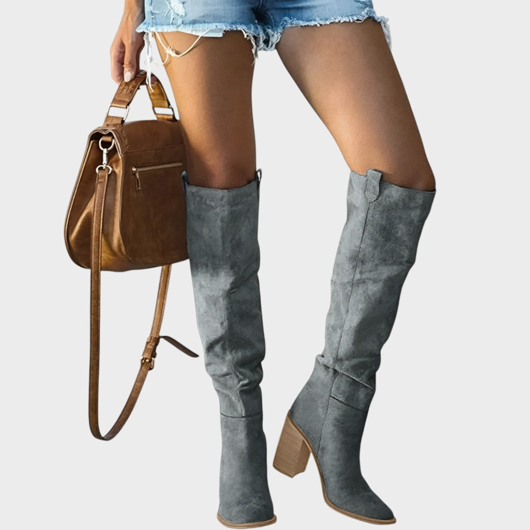 Diane | Botas Altas de Ante
