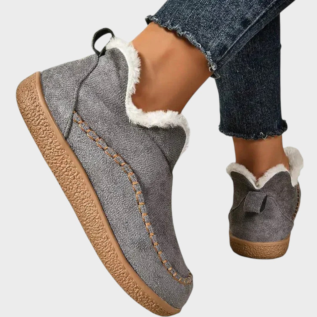 Maria | Botines ortopédicos con pelo
