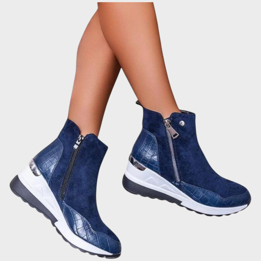 Núria | Orthopedic Boots with Side Zip