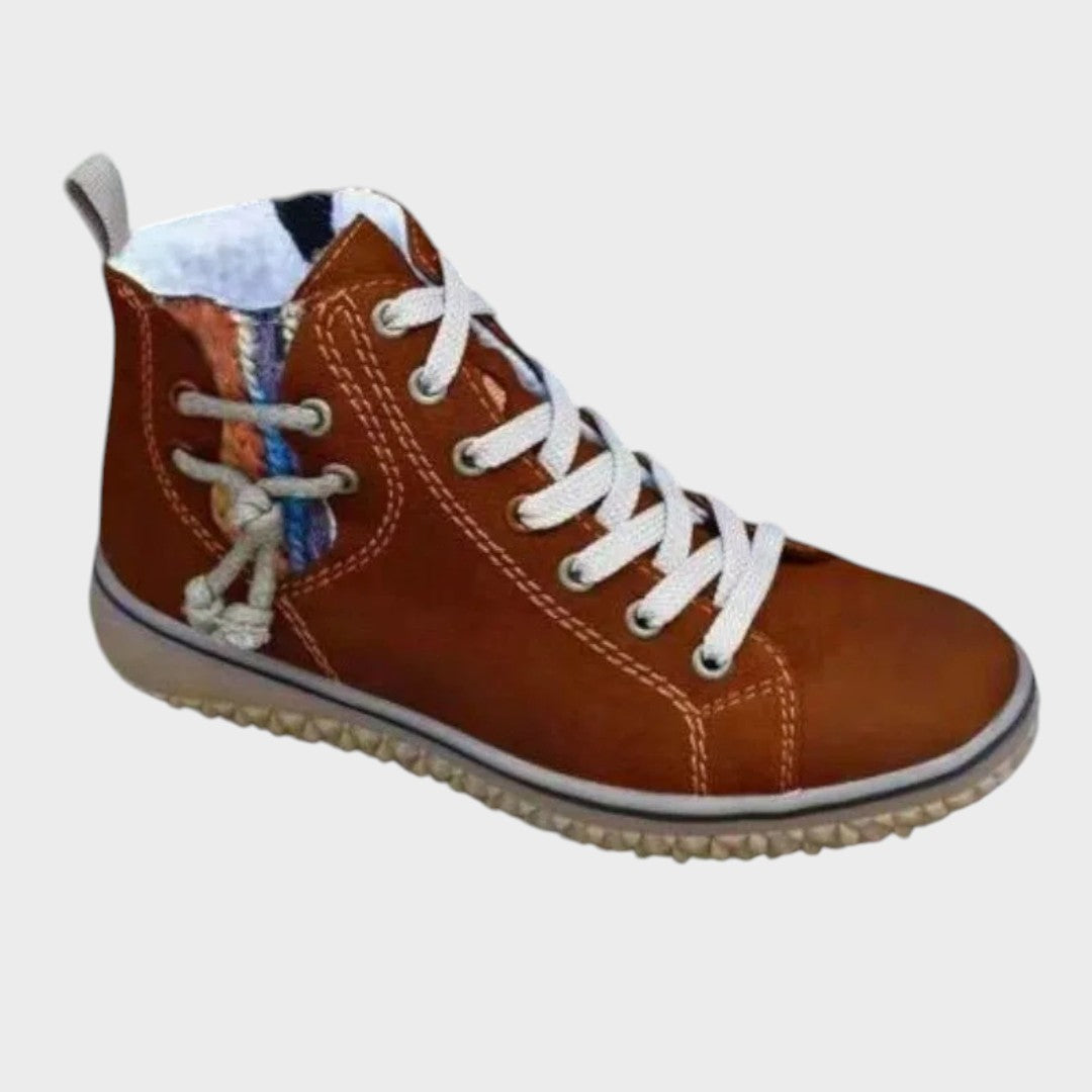 Lila | Botines con Cordones