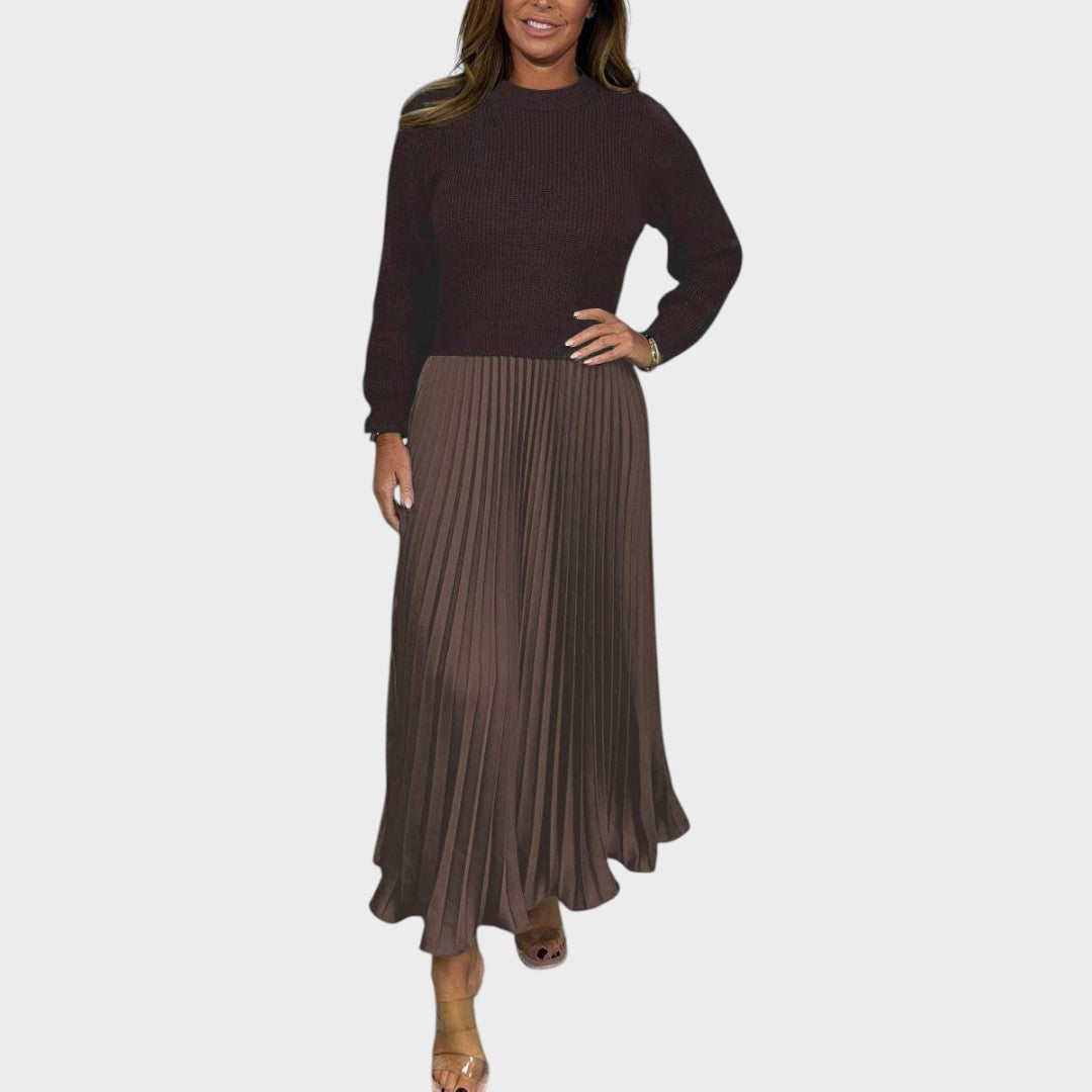 Anabela | Sweater and Pleated Skirt Set