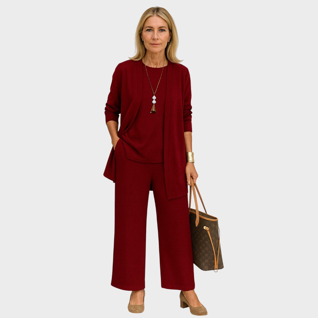 Gina | Traje Elegante de 3 Piezas