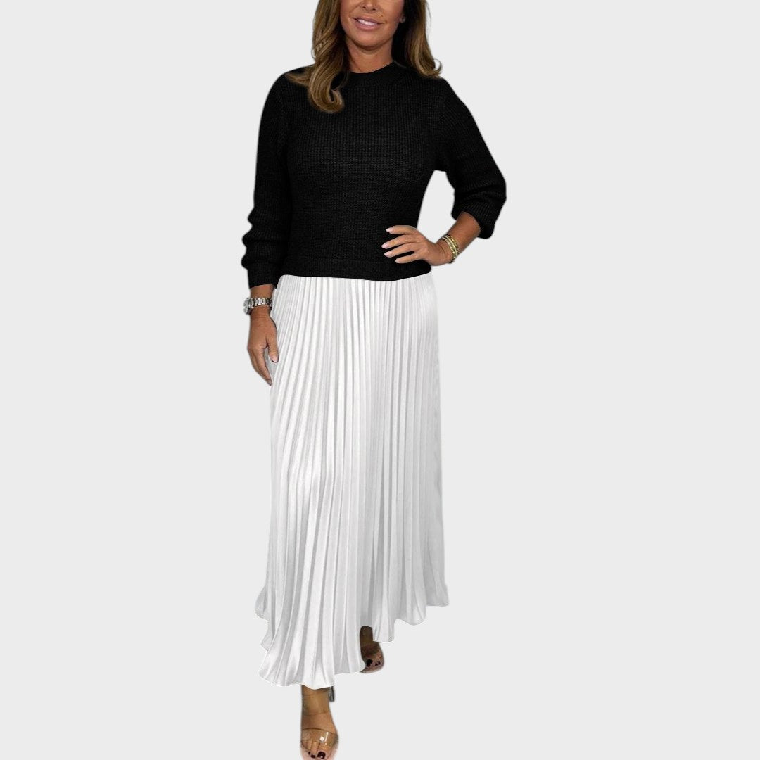 Anabela | Sweater and Pleated Skirt Set