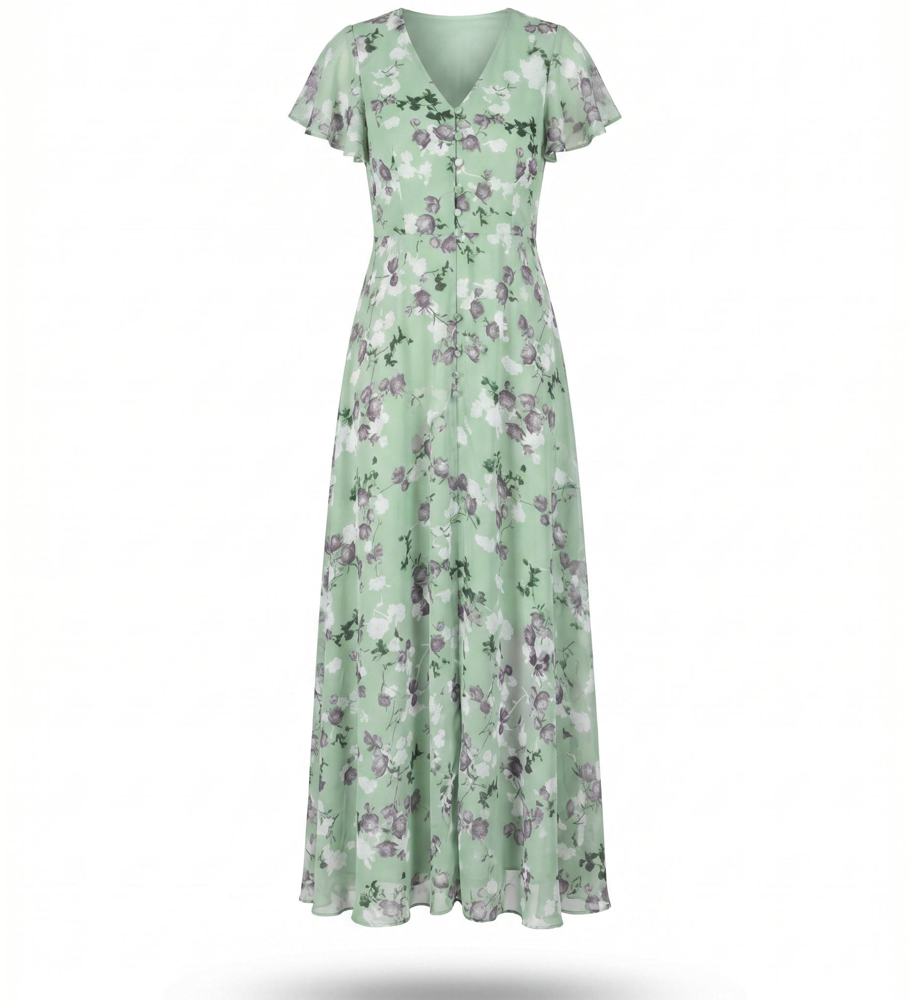 Vestido Envoltura Flotante