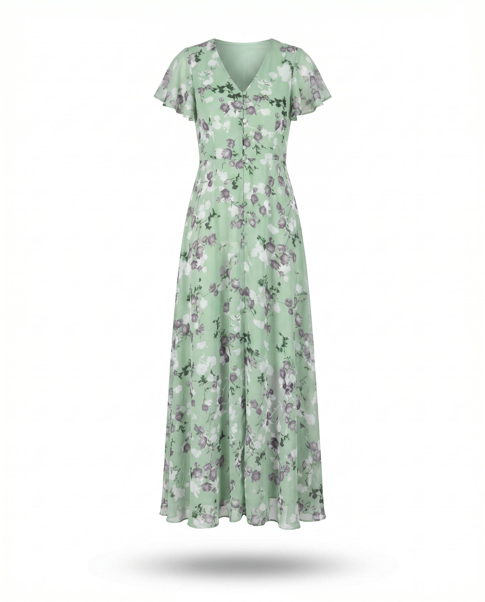 Vestido Envoltura Flotante