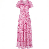 Vestido cruzado fluido
