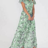 Vestido cruzado fluido