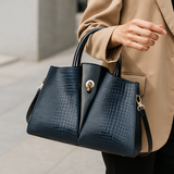 Isabella – Bolso estructurado de mano con acabado texturizado
