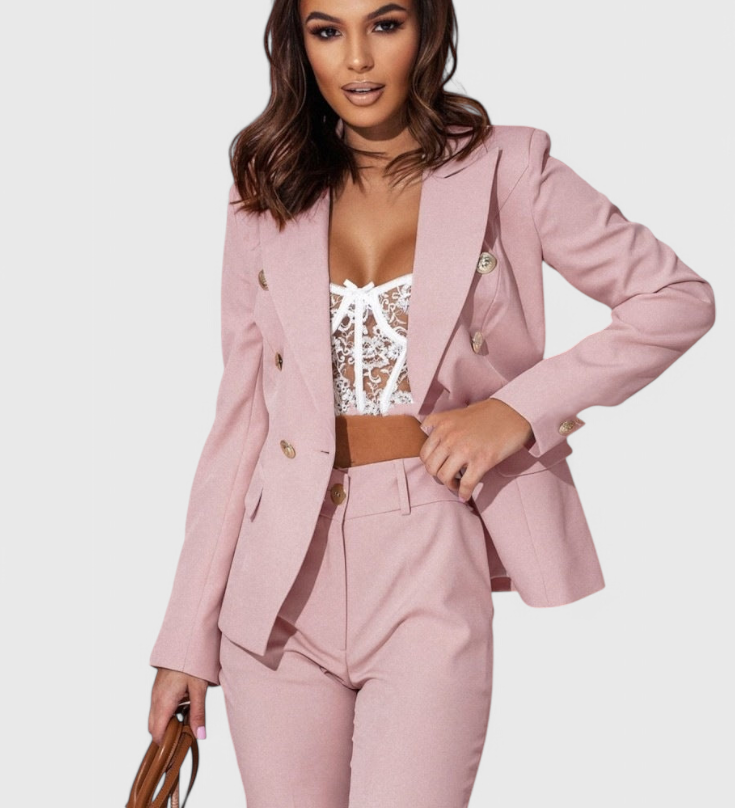 Rosalind Conjunto de Blazer y Pantalones Elegante