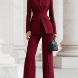 Adrielle Elegante conjunto de Blazer y Pantalón