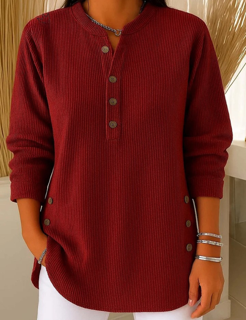 Neva™ | Blusa Henley con Botones