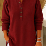 Neva™ | Blusa Henley con Botones