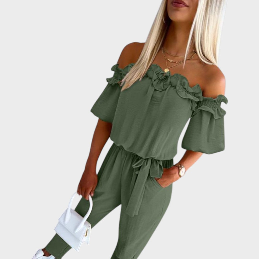 Joana | Off Shoulder Jumpsuit