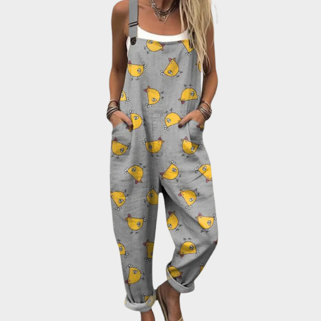 Noa - Comfortable Jumpsuit in Natural Style