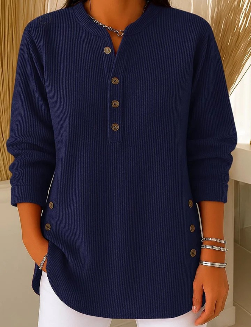 Neva™ | Blusa Henley con Botones