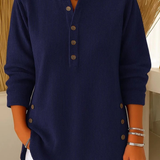 Neva™ | Blusa Henley con Botones