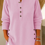 Neva™ | Blusa Henley con Botones