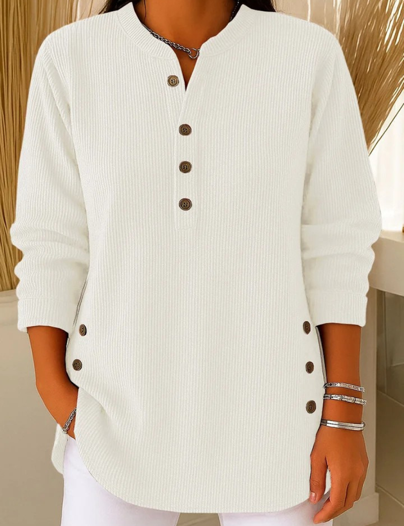 Neva™ | Blusa Henley con Botones