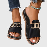 Kathryn - Sandalias cómodas con cierre de hebilla