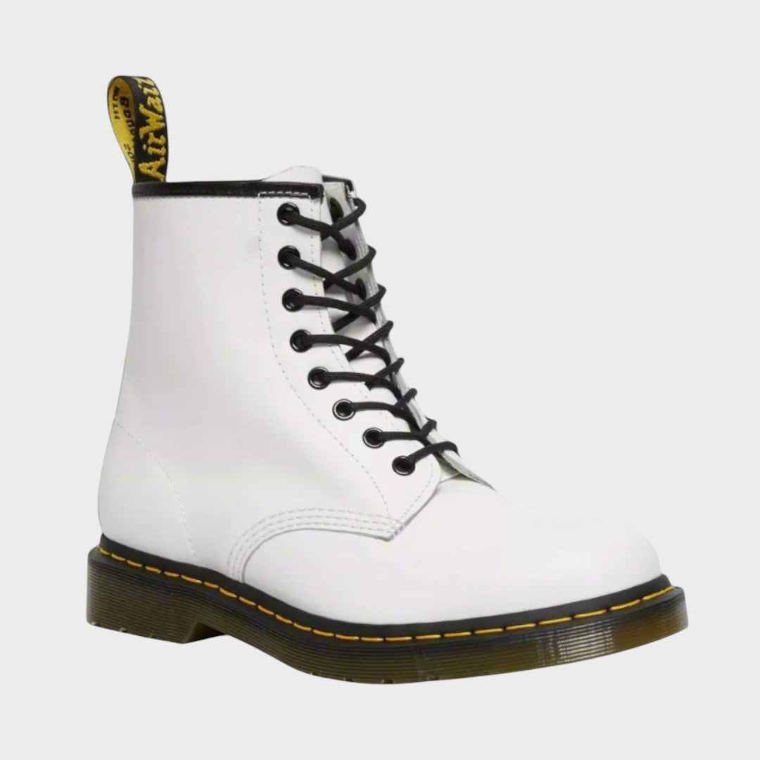 Mariana | Botines de piel estilo militar con cordones