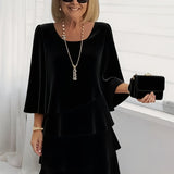 Catherine | Vestido Elegante con Volantes