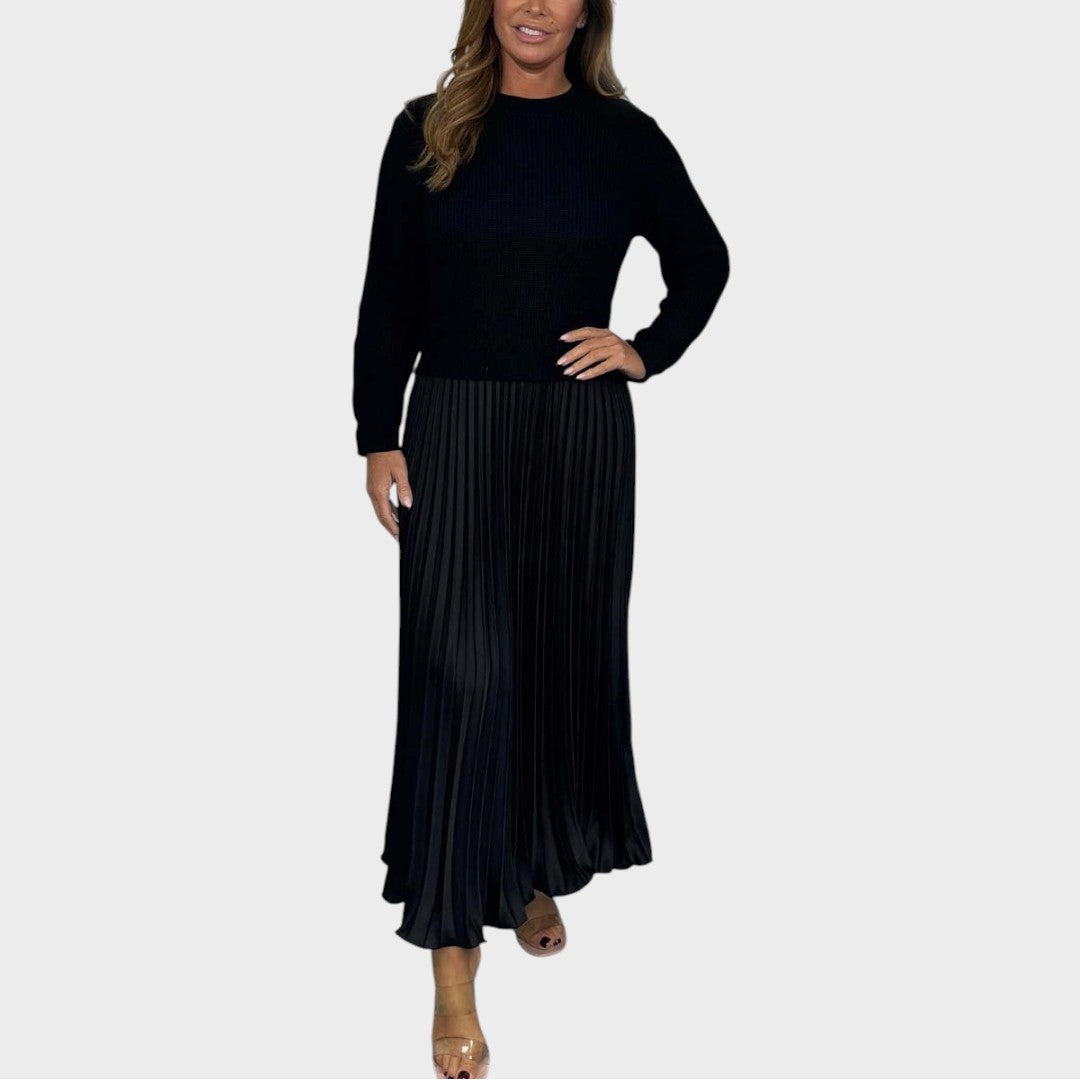 Anabela | Sweater and Pleated Skirt Set