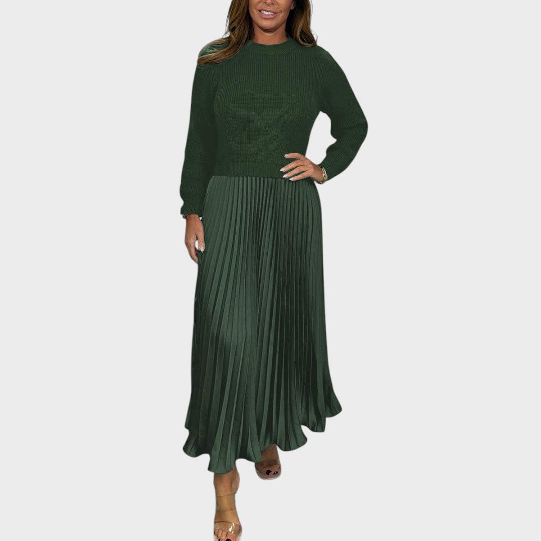 Anabela | Sweater and Pleated Skirt Set