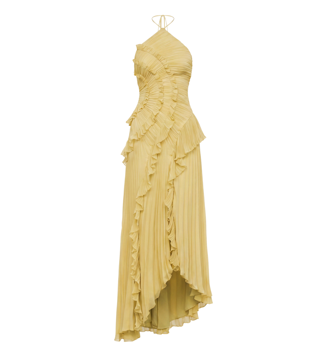 Vestido de Noche con Pliegues