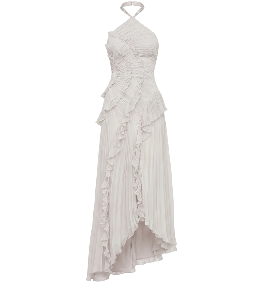 Vestido de Noche con Pliegues