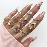 Conjunto exclusivo premium de 8 a 12 anillos