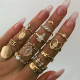Conjunto exclusivo premium de 8 a 12 anillos