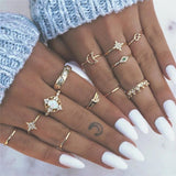 Conjunto exclusivo premium de 8 a 12 anillos