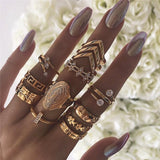 Conjunto exclusivo premium de 8 a 12 anillos