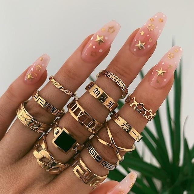 Conjunto exclusivo premium de 8 a 12 anillos