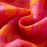 Olympe | Vestido Fluido en Rosa y Naranja