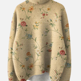 Clara - Artistic Turtleneck Jumper