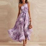 Aurora | Vestido Floral Asimétrico