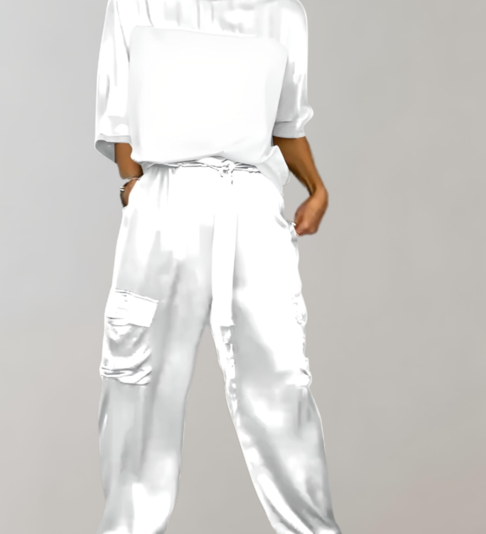 Alicia | Conjunto de lounge cargo sedoso