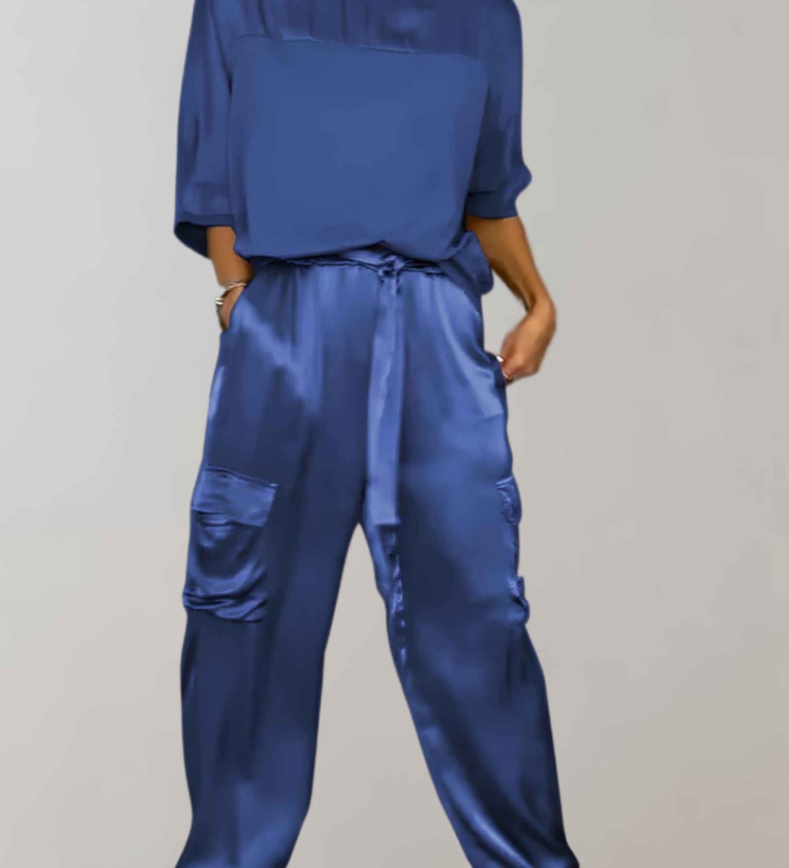 Alicia | Conjunto de lounge cargo sedoso