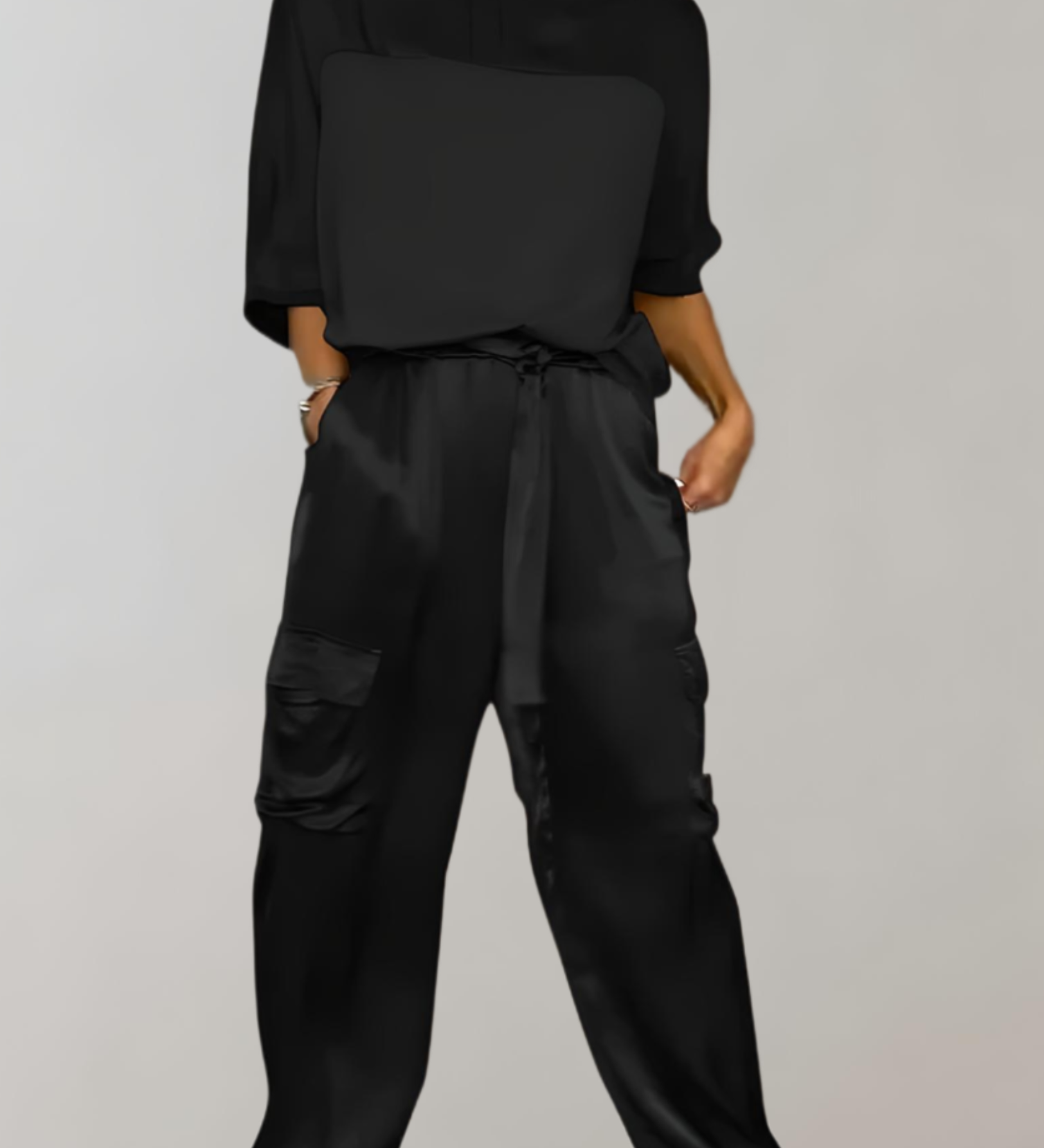 Alicia | Conjunto de lounge cargo sedoso