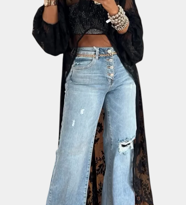 Top Maxi de Encaje Nyxelle