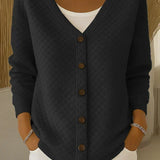Laverne™ | Cárdigan Gequilt con Botones