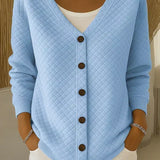Laverne™ | Cárdigan Gequilt con Botones