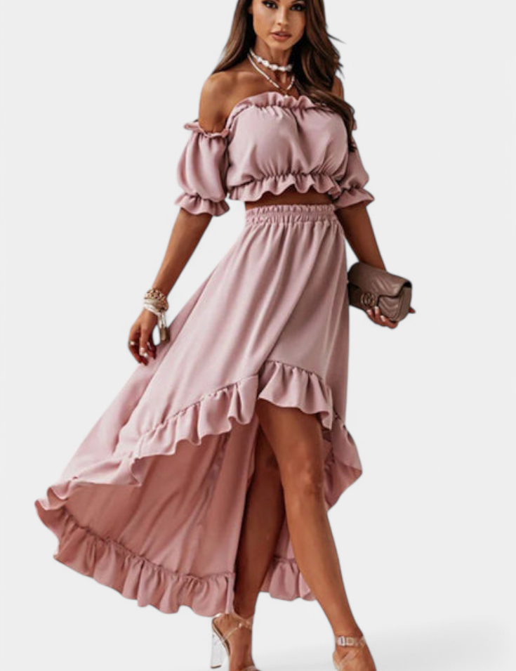 Katja | Conjunto de 2 piezas Off-Shoulder