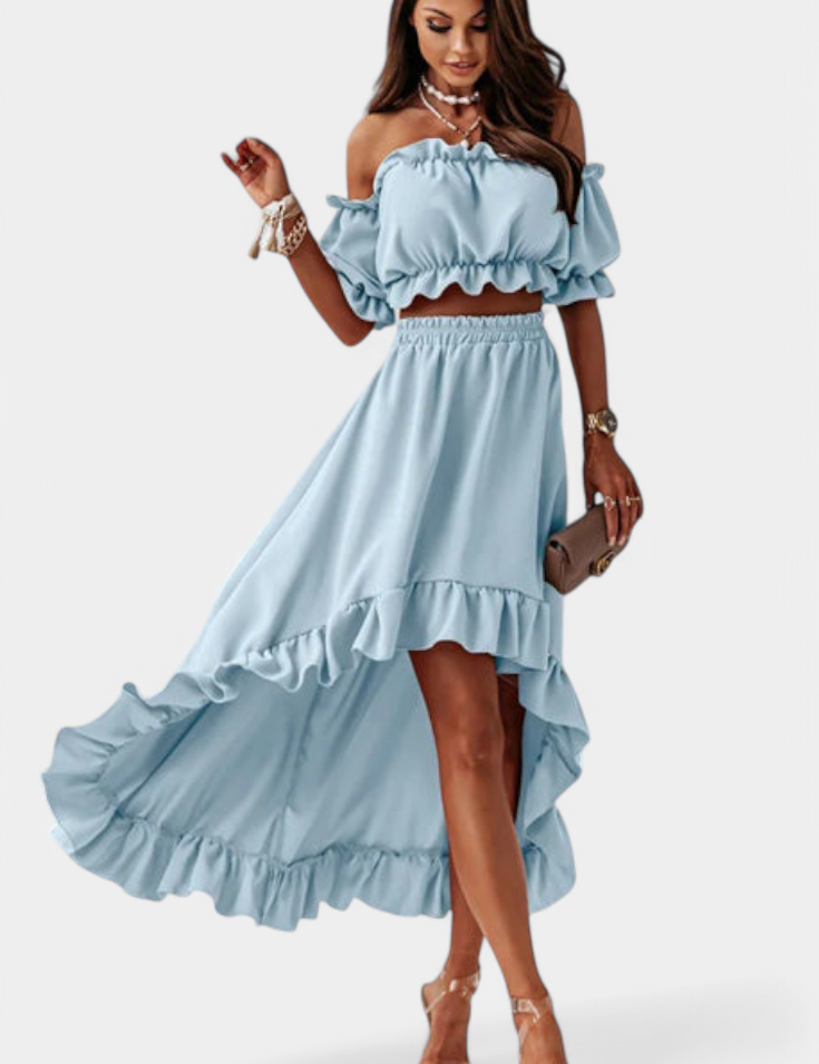 Katja | Conjunto de 2 piezas Off-Shoulder